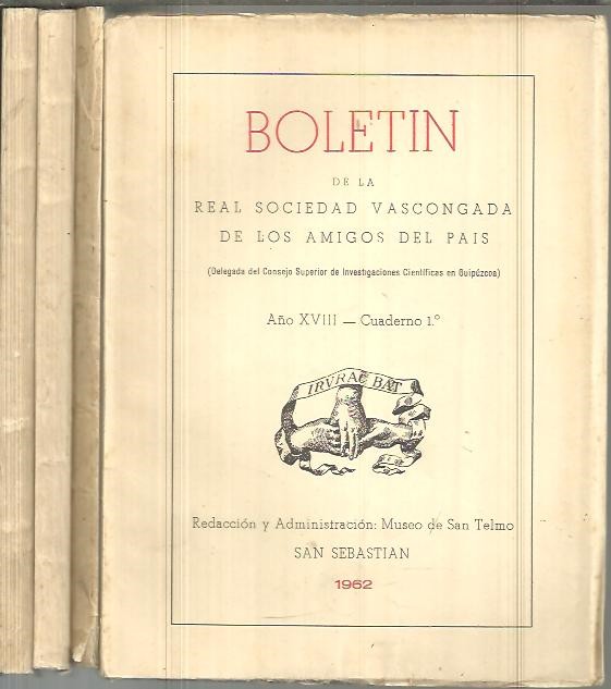 REAL SOCIEDAD VASCONGADA DE LOS AMIGOS DEL PAIS. A�O XVIII.