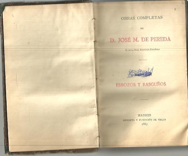 ESBOZOS Y RASGU�OS.