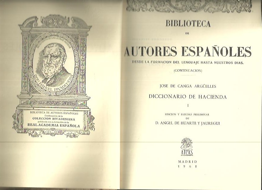 DICCIONARIO DE HACIENDA. I.
