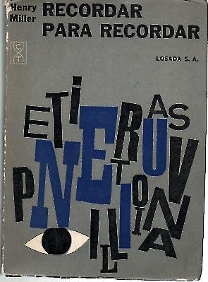 RECORDAR PARA RECORDAR.