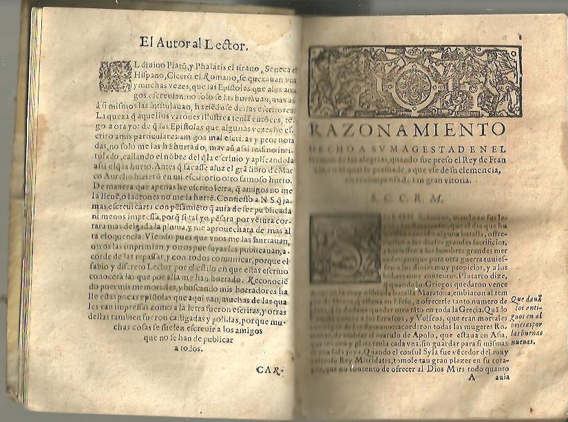 EPISTOLAS FAMILIARES DE D. ANTONIO DE GUEVARA. PRIMERA PARTE.