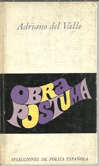 OBRA POSTUMA.