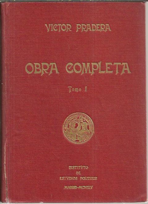 OBRA COMPLETA. TOMO I.
