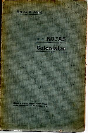 NOTAS COLONIALES.