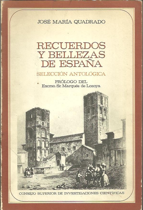 RECUERDOS Y BELLEZAS DE ESPA�A. SELECCION ANTOLOGICA.