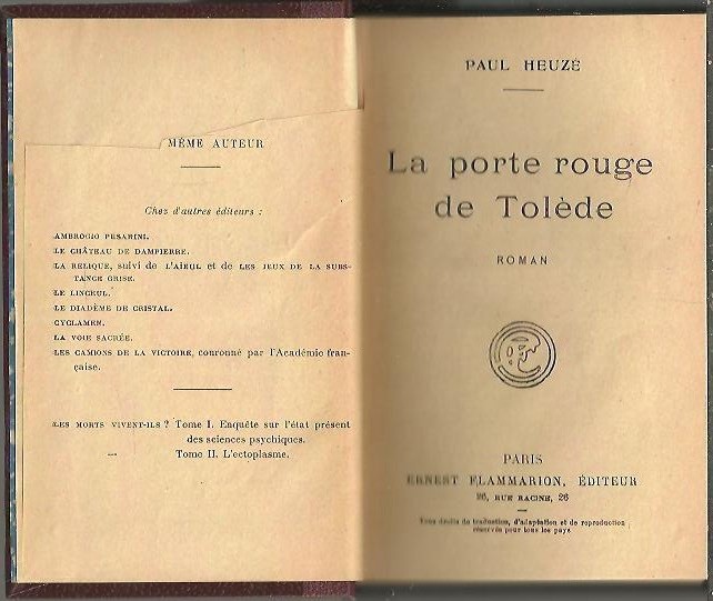 LA PORTE ROUGE DE TOLEDE.