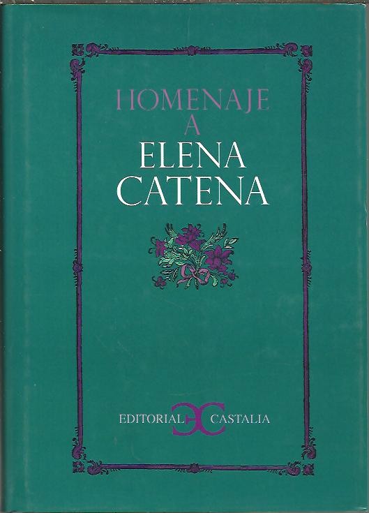 HOMENAJE A ELENA CANETA.
