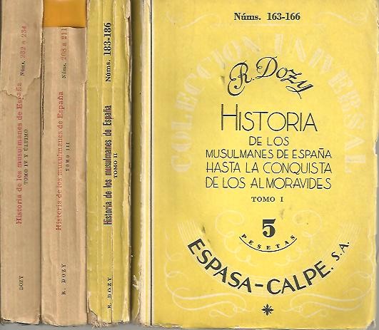 HISTORIA DE LOS MUSULMANES DE ESPA�A.