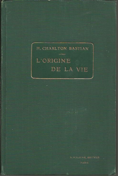 L'ORIGINE DE LA VIE. COMPTE-RENDU D'EXPERIENCES FAITES AVEC CERTAINES SOLUTIONS SALINES SURCHAUFFEES DANS DES VASES HERMETIQUEMENT CLOS.