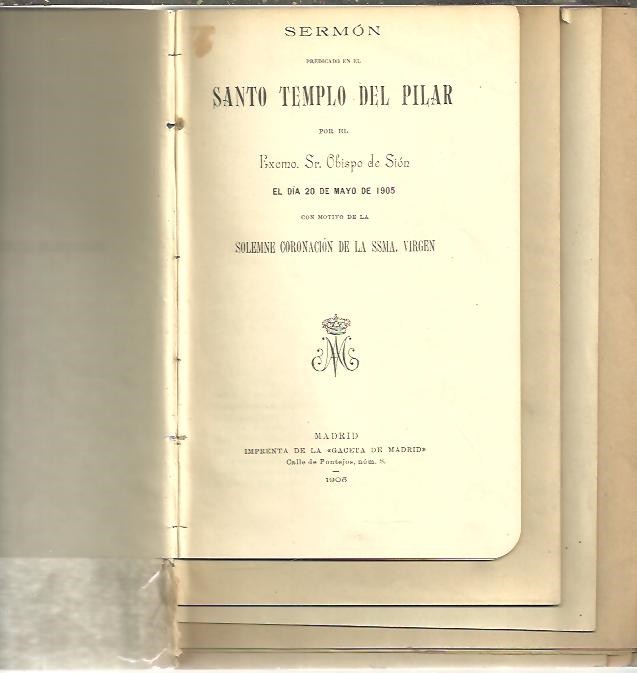 SERMONES Y CONFERENCIAS.