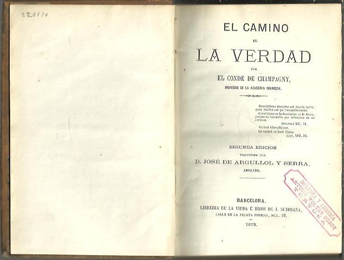 EL CAMINO DE LA VERDAD.