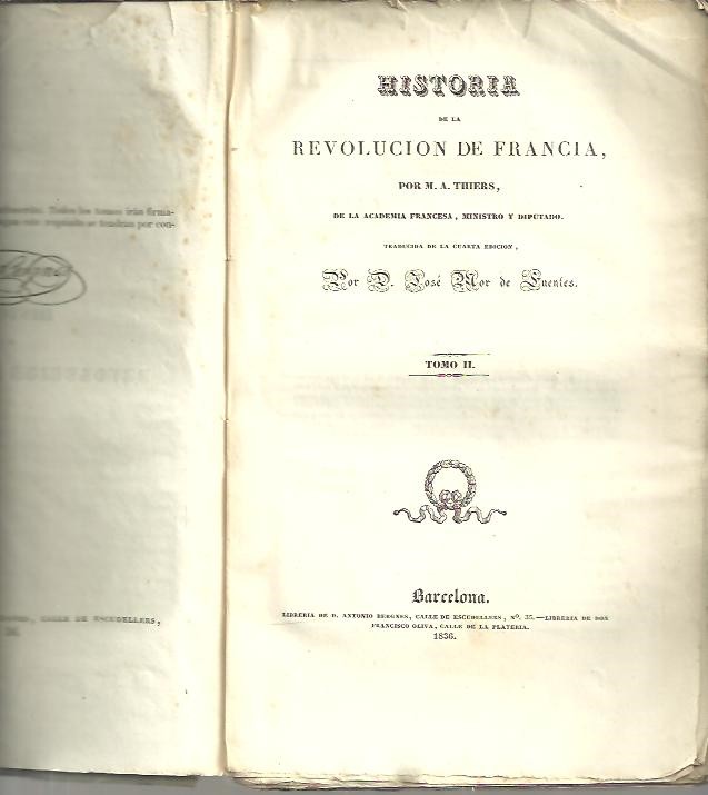 HISTORIA DE LA REVOLUCION DE FRANCIA.