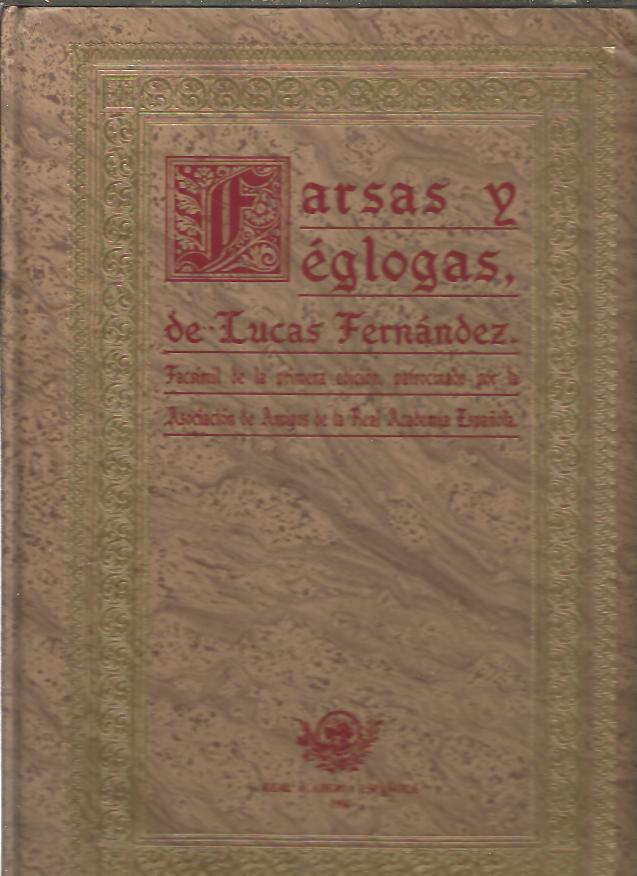 FARSAS Y EGLOGAS.