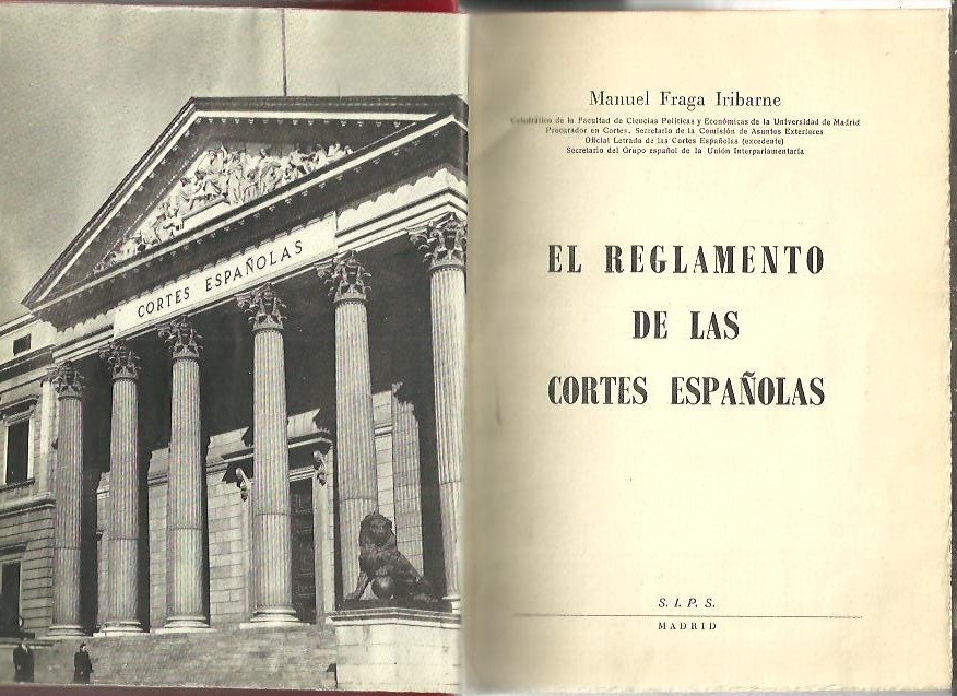 EL REGLAMENTO DE LAS CORTES.