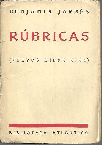 RUBRICAS. (NUEVOS EJERCICIOS).