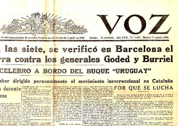 LA VOZ. A�O XVII. N.4864. 11-AGOSTO-1936.