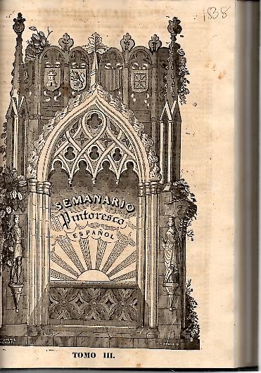 SEMANARIO PINTORESCO ESPA�OL. TOMO III. N. 93-144.