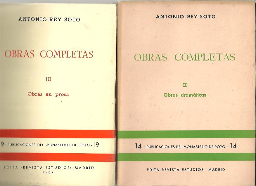 OBRAS COMPLETAS. II. OBRAS DRAMATICAS. III. OBRAS EN PROSA. IV. OBRAS EN PROSA. PERIODO HISPANOAMERICANO.