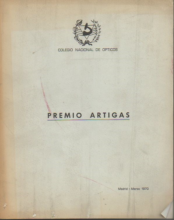 TRABAJOS PRESENTADOS AL PREMIO ARTIGAS.