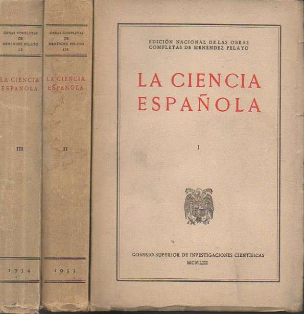 LA CIENCIA ESPA�OLA.