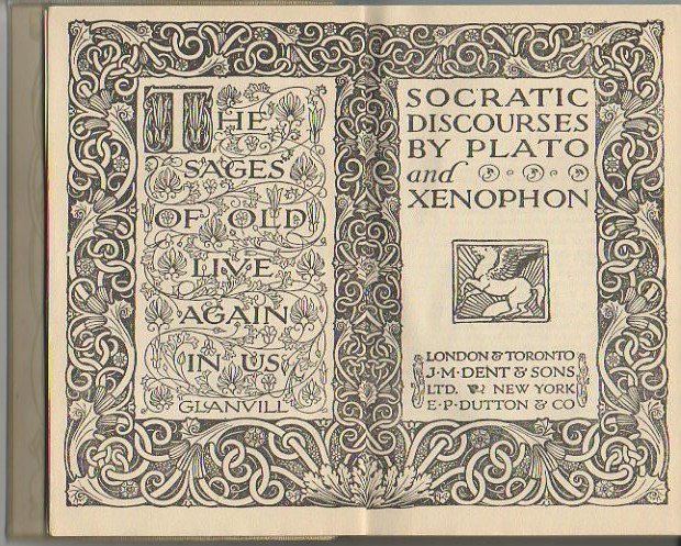 SOCRATIC DISCOURSES.