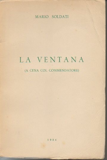 LA VENTANA. (A CENA COL COMMENDATORE).