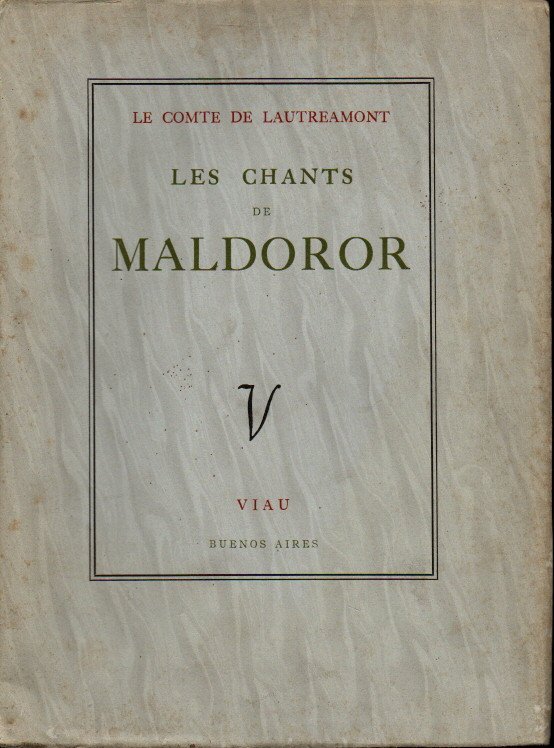 LES CHANTS DE MALDOROR.