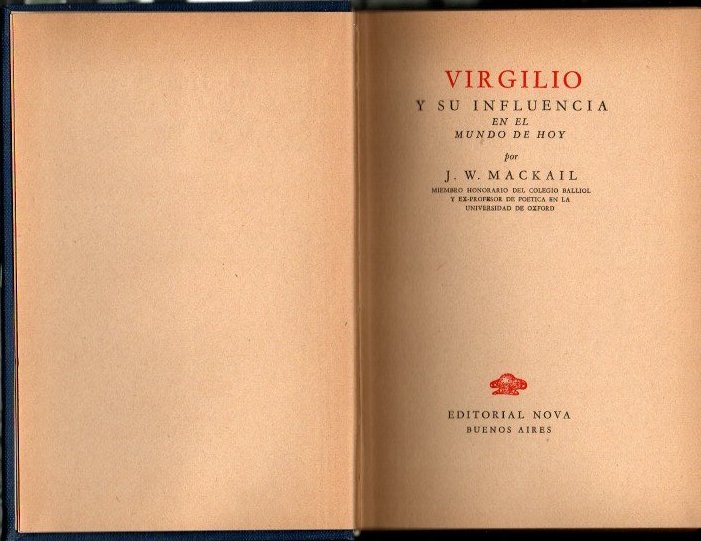 VIRGILIO Y SU INFLUENCIA EN EL MUNDO DE HOY.