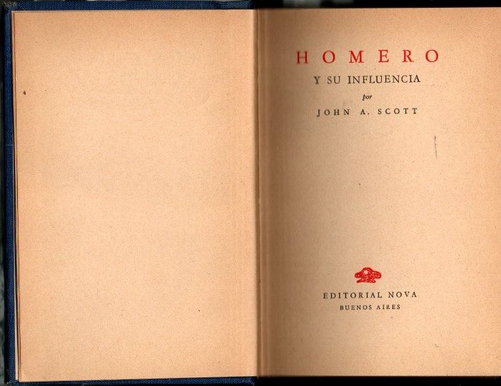 HOMERO Y SU INFLUENCIA.