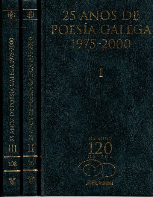25 A�OS DE POESIA GALEGA. 1975-2000.