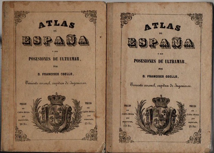 ATLAS DE ESPA�A Y SUS POSESIONES DE ULTRAMAR. CANARIAS I. CANARIAS II.