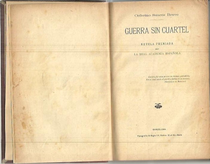 GUERRA SIN CUARTEL.